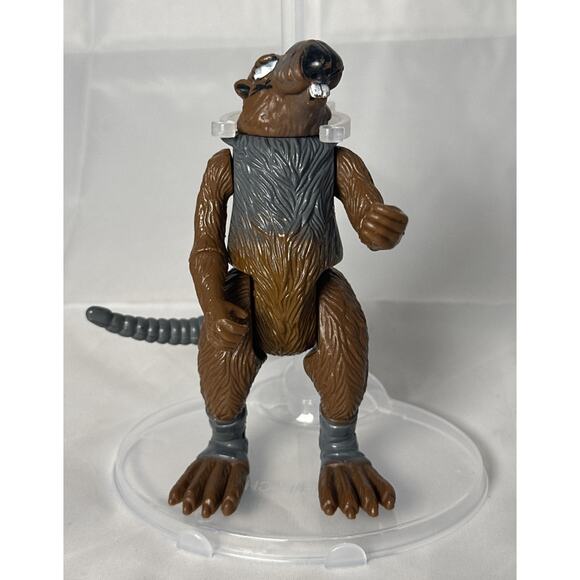 Vintage 1988 TMNT Splinter Action Figure Teenage Mutant Ninja Turtles Playmates - Picture 1 of 8
